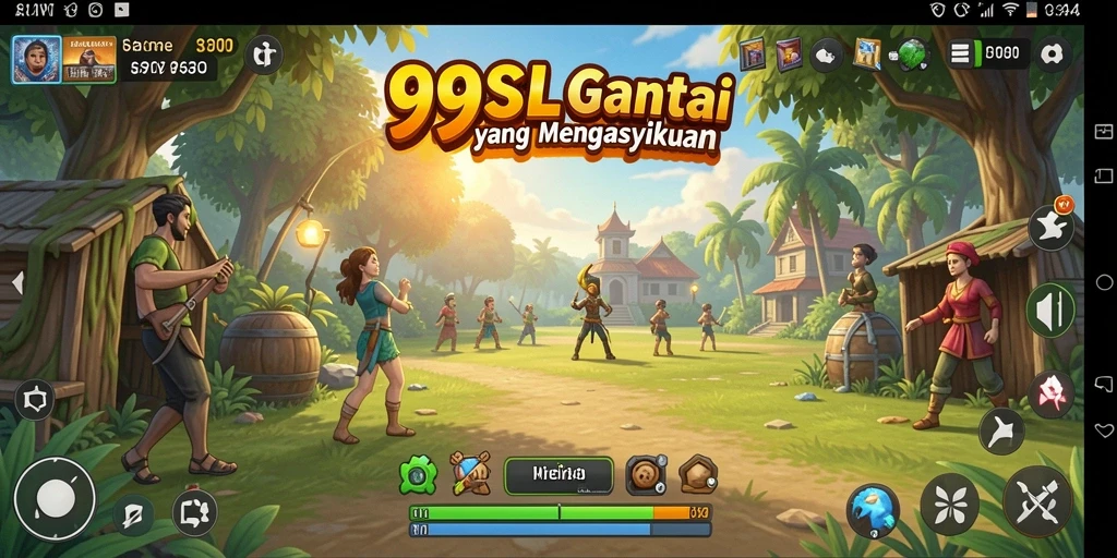 Tampilan permainan 99SL yang vibrant dan menarik.