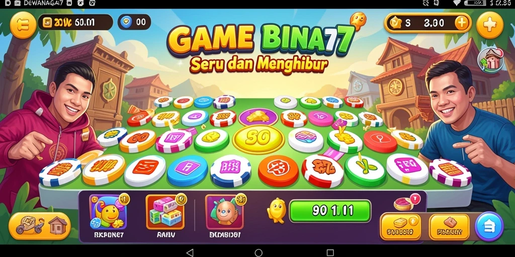 Tampilan gameplay Bingo yang menarik di DEWANAGA77