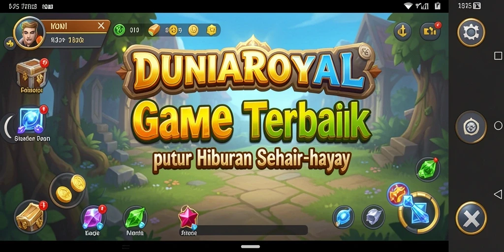 Tangkapan layar gameplay DUNIAROYAL yang menunjukkan aksi Idle yang seru.