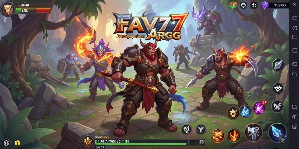 Tampilan gameplay menarik dari FAV77 dengan aksi seru.