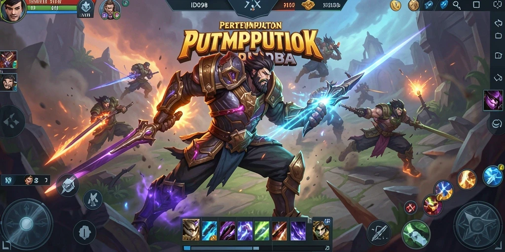 Screenshot permainan ID098 menampilkan aksi seru dan strategi pertempuran yang dinamis.