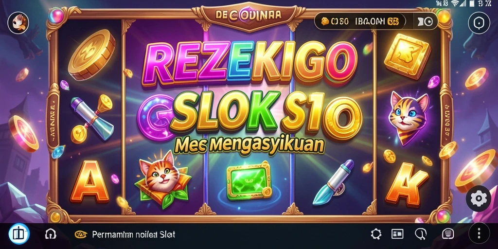 Tangkapan layar gameplay menarik dari REZEKIGO.