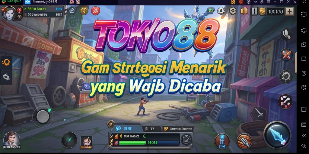 Gameplay TOKYO88 yang penuh strategi dan aksi seru.